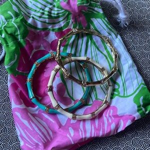 Lily Pulitzer set of 3 bracelets